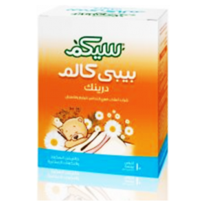 SEKEM BABY CALM DRINK ( FENNEL FRUITS + ANISE + CARAWAY + CHAMOMILE FLOWERS ​ ) 10 SACHETS EACH 5 GM INSTANT GRANULES